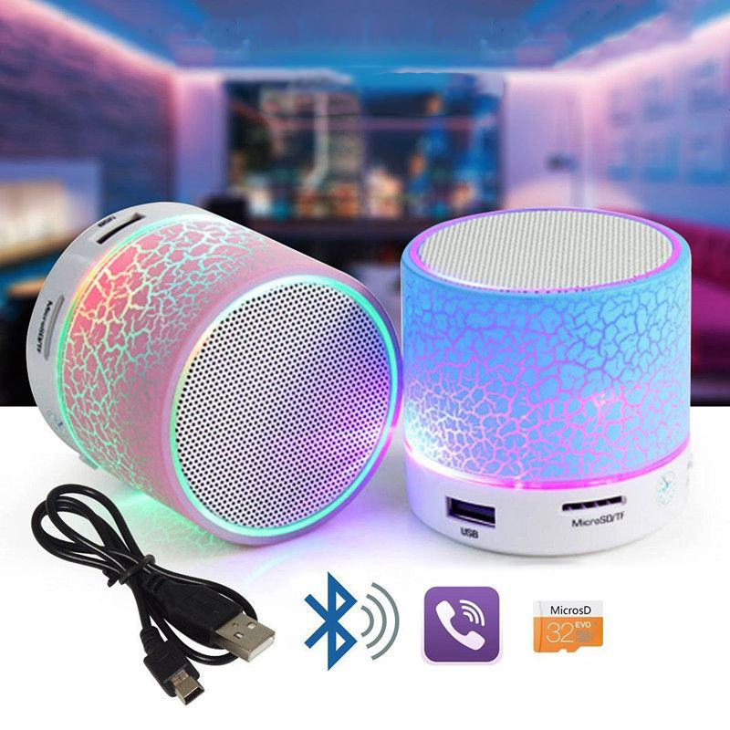 Loa Bluetooth S10 giá hủy diệt - Đèn led 7 màu ấn tượng