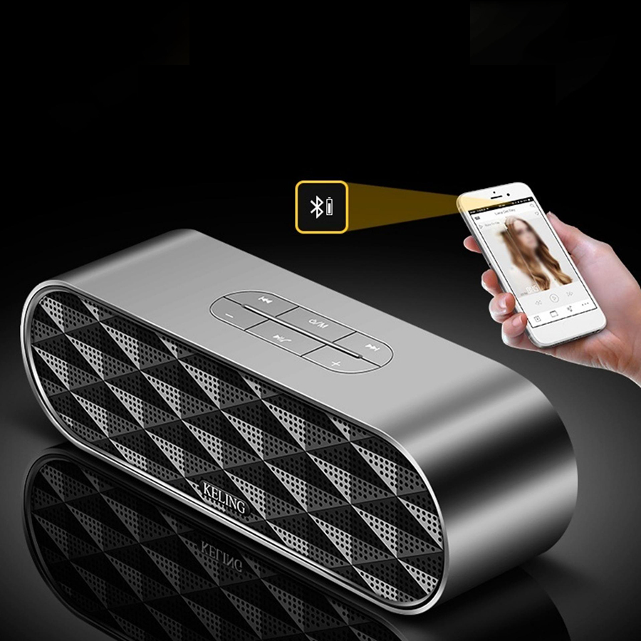 Loa Bluetooth Keling F4 chính hãng -  Kim loại cực kỳ sang trọng