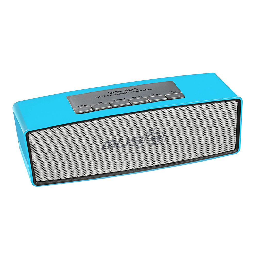 Loa Bluetooth WS 636 chính hãng - Support FM radio/USB/Thẻ nhớ/Tai nghe/ AUX