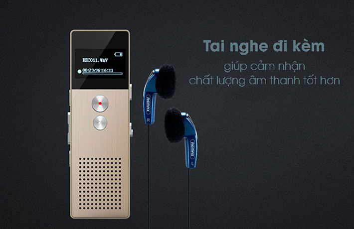 Máy ghi âm Remax RP1 bộ nhớ 8GB