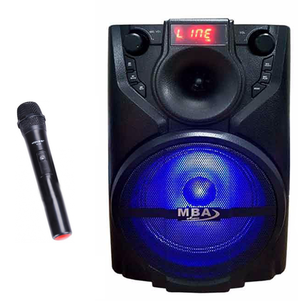 Loa kéo xách tay mini kèm micro không dây 2 tấc FY6