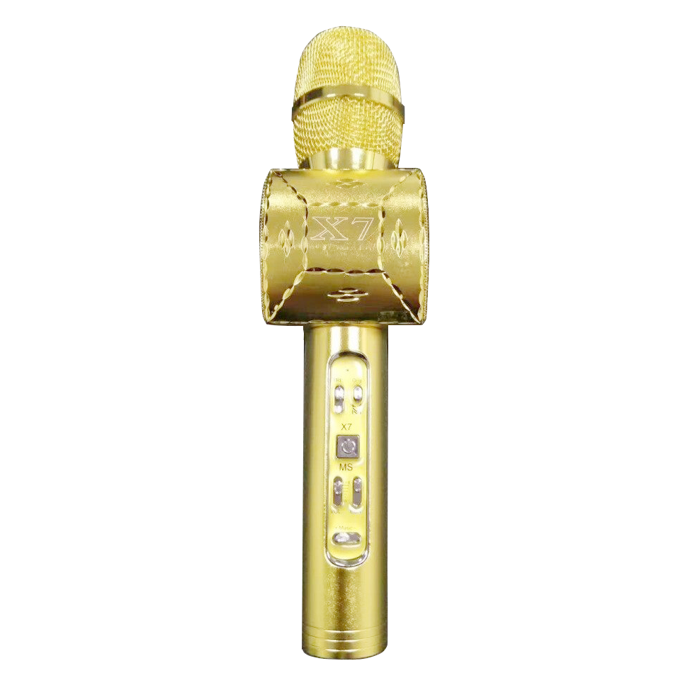 Mic bluetooth hát karaoke trên điện thoại X7