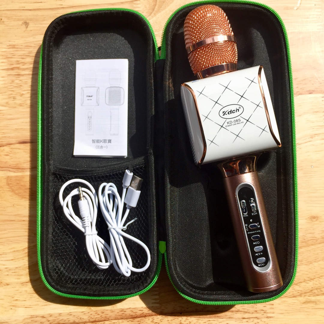 Micro bluetooth 3 trong 1 hát karaoke KD08S