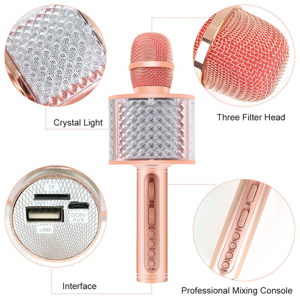 Micro bluetooth karaoke 3 trong 1 YS87