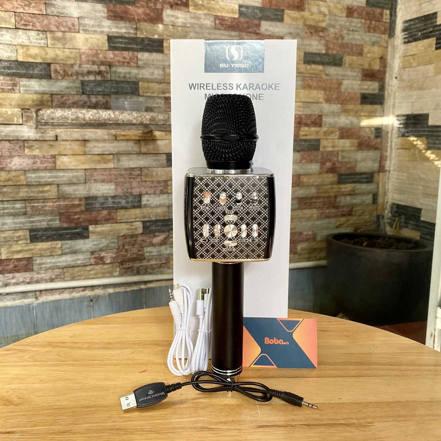 Micro bluetooth karaoke kèm loa YS95 nhập khẩu