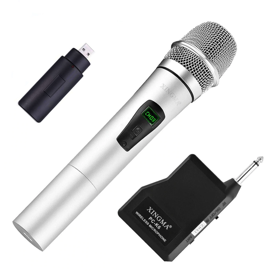 Micro không dây cao cấp Xingma PC K6 - Silver Version