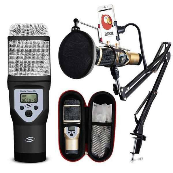 Bộ micro karaoke thu âm M5 - Bán hàng online cực tốt