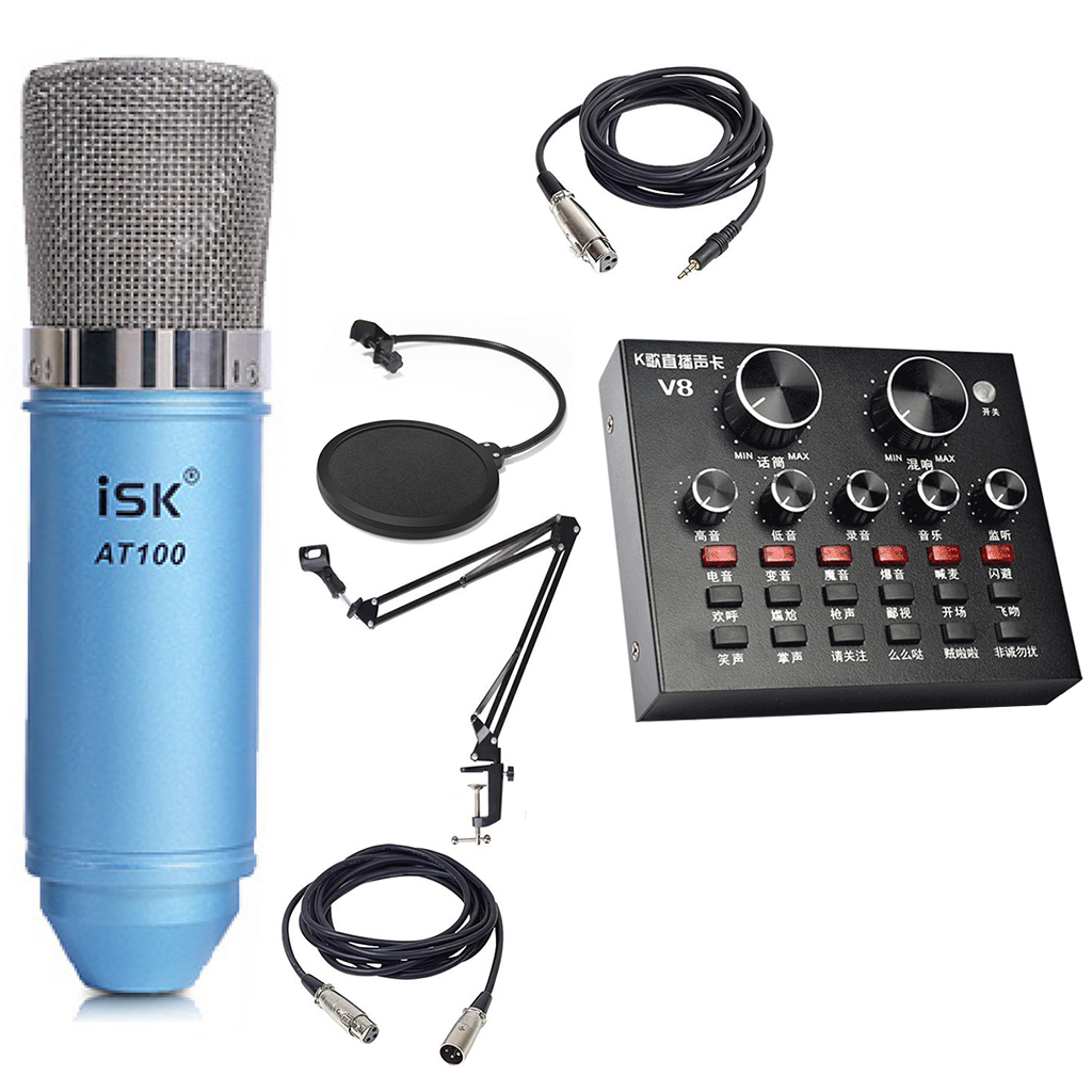 Bộ micro livestream isk at100 tại nhà giá rẻ chất lượng cao