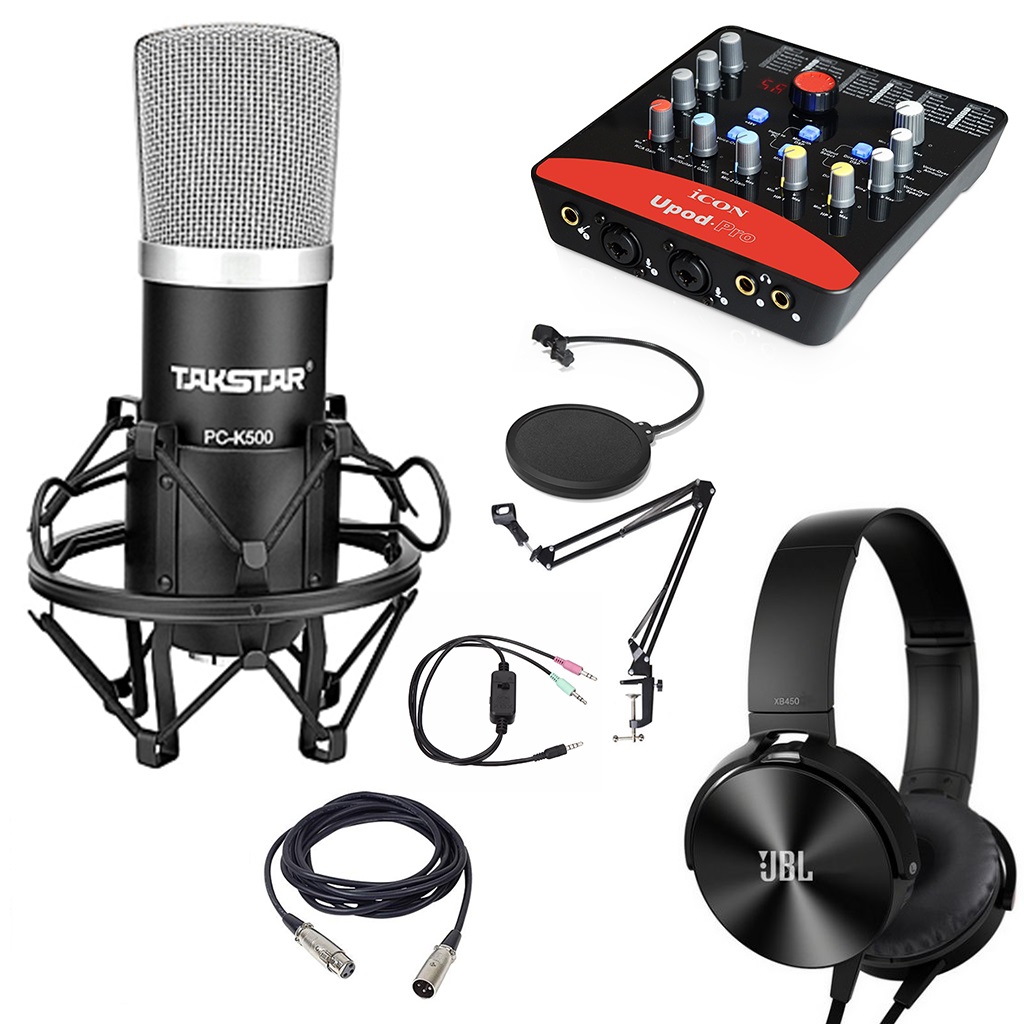 Combo mic thu âm đỉnh cao PCK500 UPOD PRO Chân màn kẹp