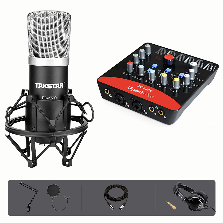 Combo mic thu âm đỉnh cao PCK500 UPOD PRO Chân màn kẹp