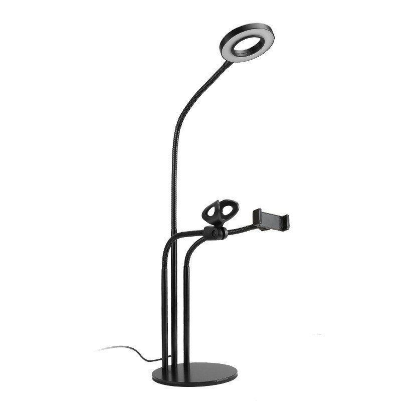 Chân đế để bàn gắn micro thu âm MB5 - 3 IN 1 có đèn Led