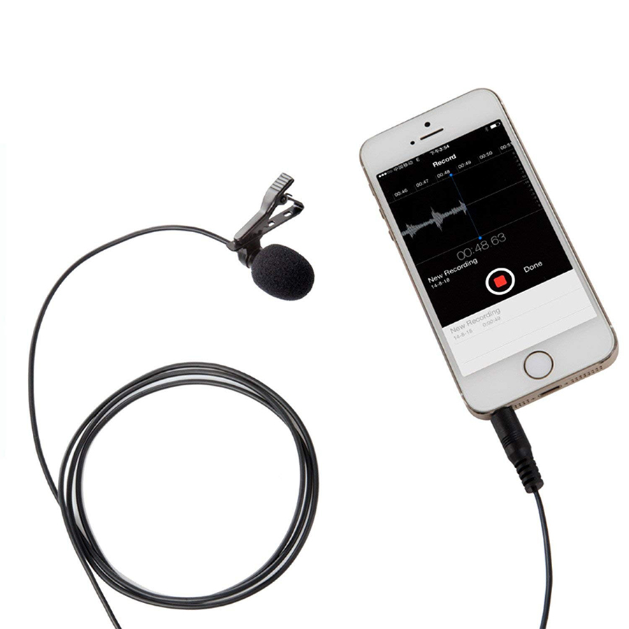 Mic thu âm BOYA BY LM10 cho điện thoại và máy tính bảng