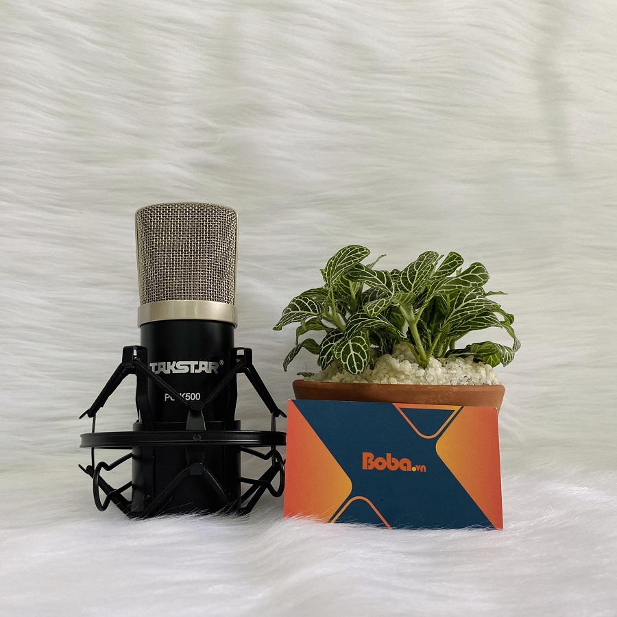 Mic thu âm chuyên nghiệp Takstar PC K500 - Tặng kèm nguồn 48V và 2 dây XLR