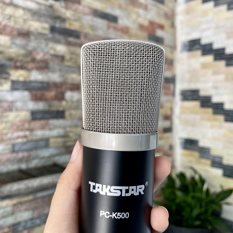 Mic thu âm chuyên nghiệp Takstar PC K500 - Tặng kèm nguồn 48V và 2 dây XLR