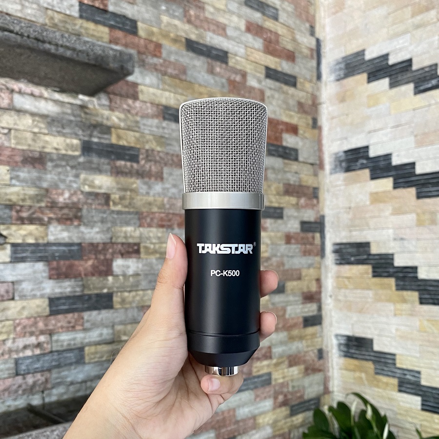 Mic thu âm chuyên nghiệp Takstar PC K500 - Tặng kèm nguồn 48V và 2 dây XLR