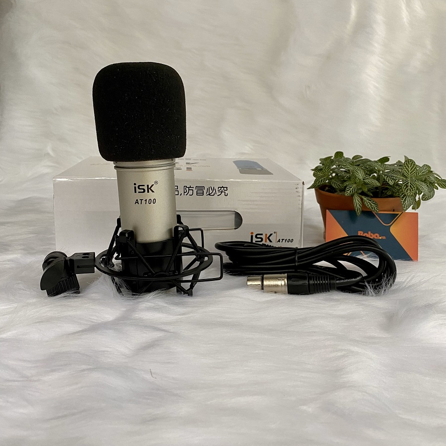 Mic thu âm ISK AT100 Hoa Vinh sử dụng - Micro đơn