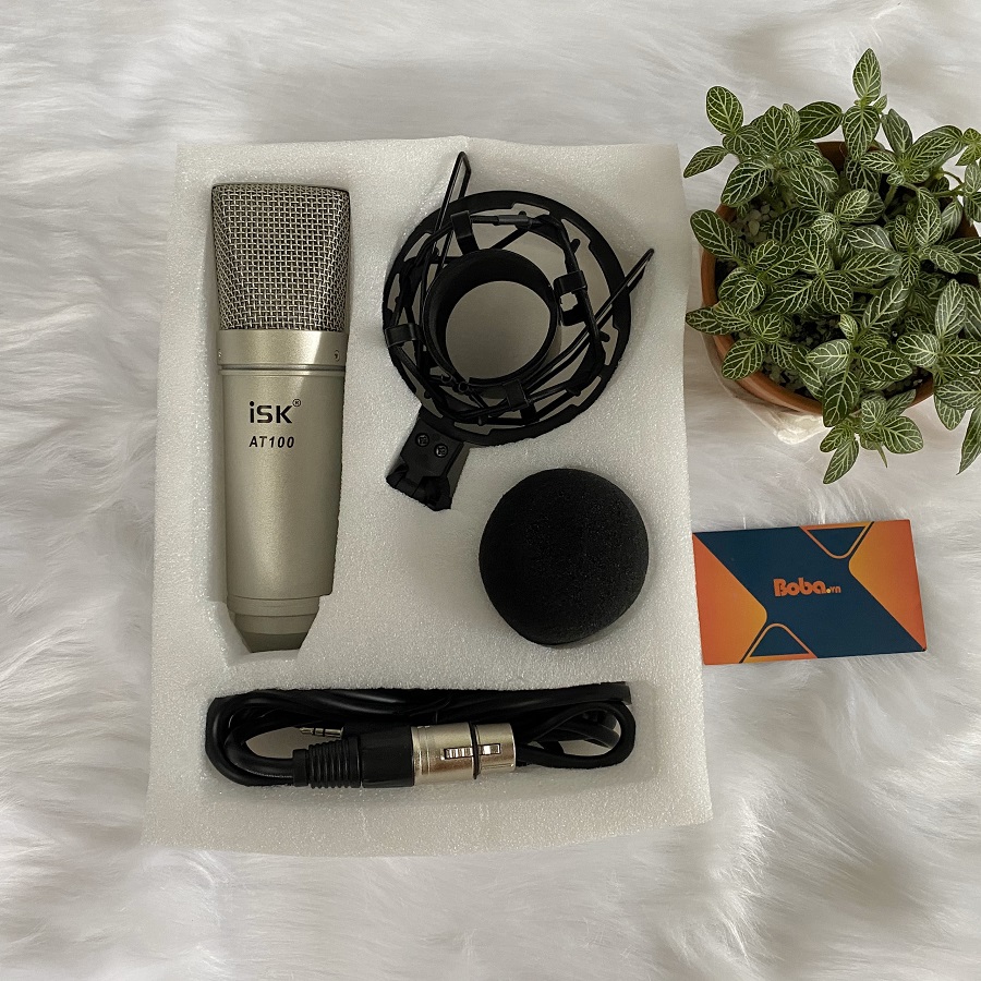 Mic thu âm ISK AT100 Hoa Vinh sử dụng - Micro đơn