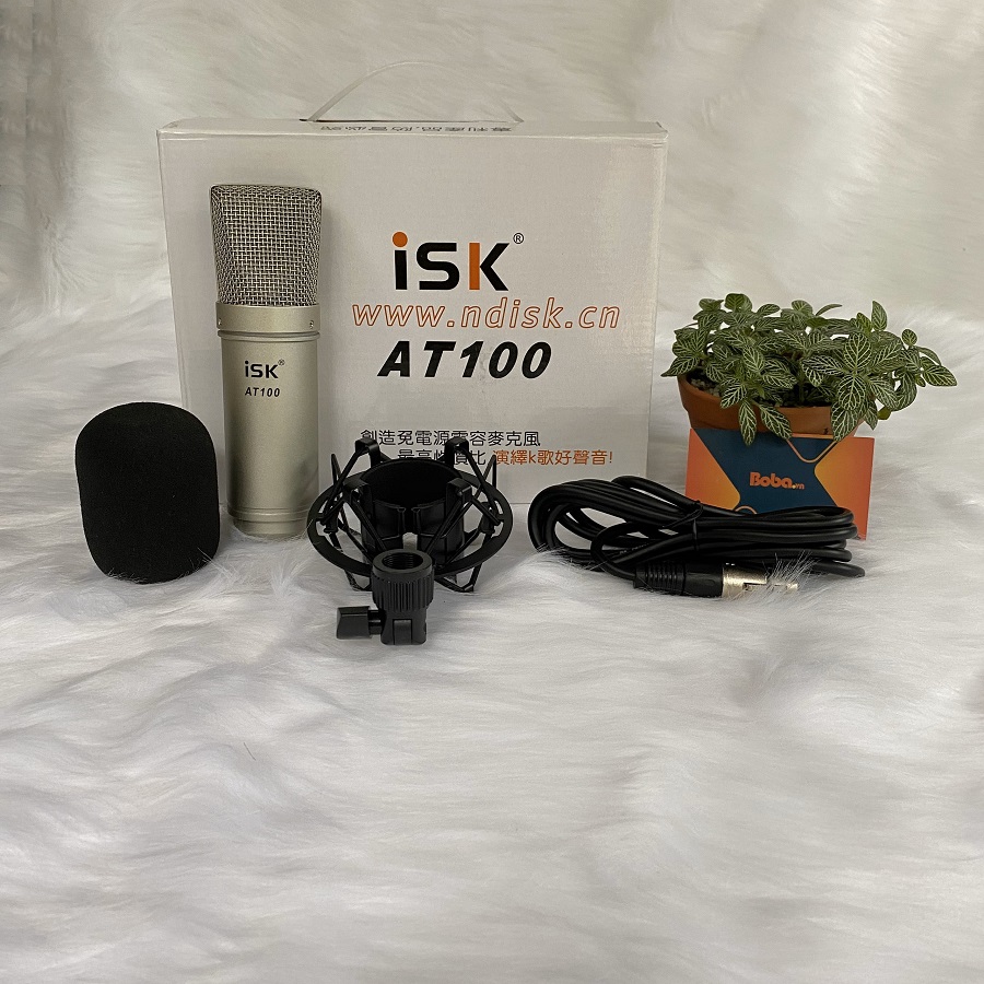 Mic thu âm ISK AT100 Hoa Vinh sử dụng - Micro đơn