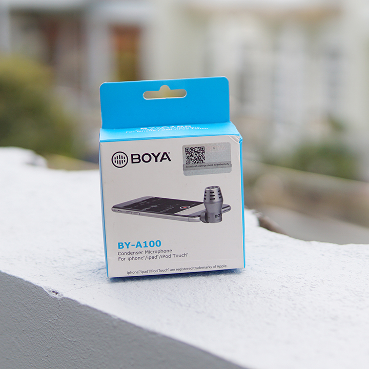 Micro mini thu âm cho điện thoại Boya BY A100