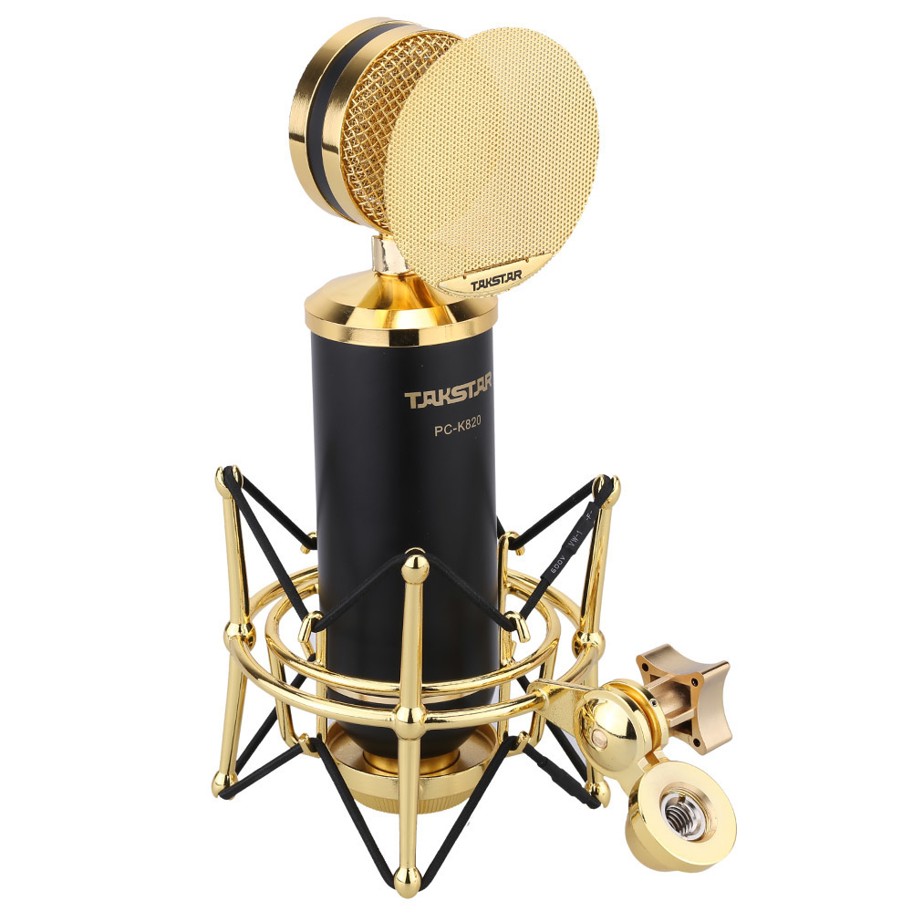 Micro thu âm cao cấp Takstar PC K820 - Kèm nguồn 48V và dây XLR