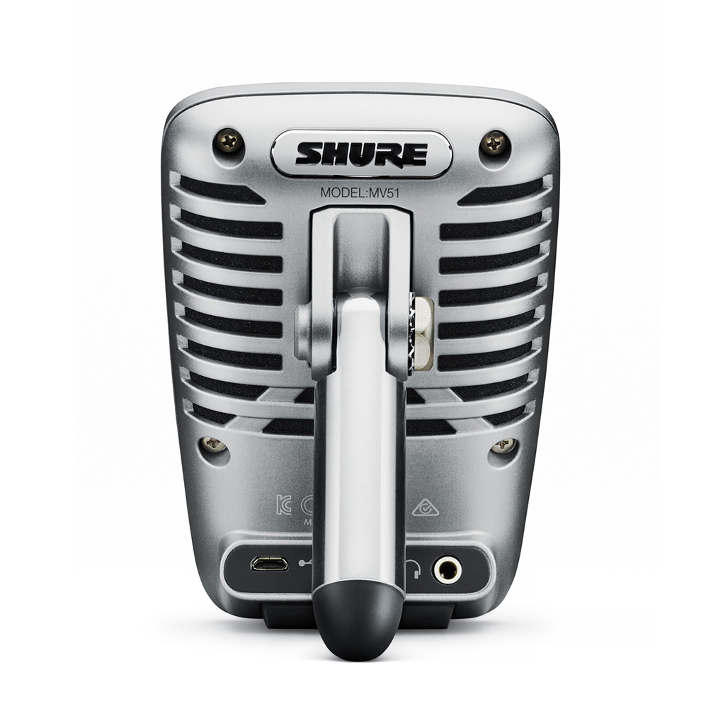 Micro thu âm chuyên nghiệp cao cấp Shure MV51 Chính Hãng - Suport Android IOS