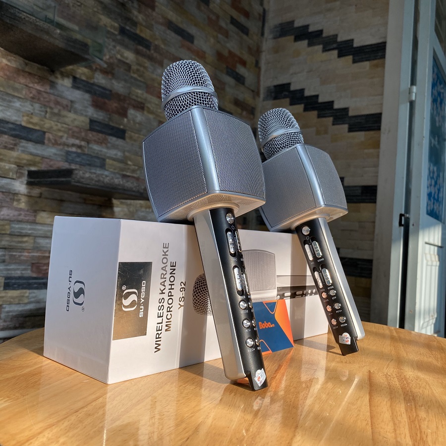 Micro karaoke bluetooth cao cấp SU YOSD YS-92 âm thanh cực đỉnh