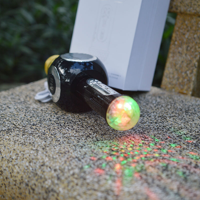 Micro Bluetooth Karaoke M8 - Tích hợp đèn Led Vũ Trường