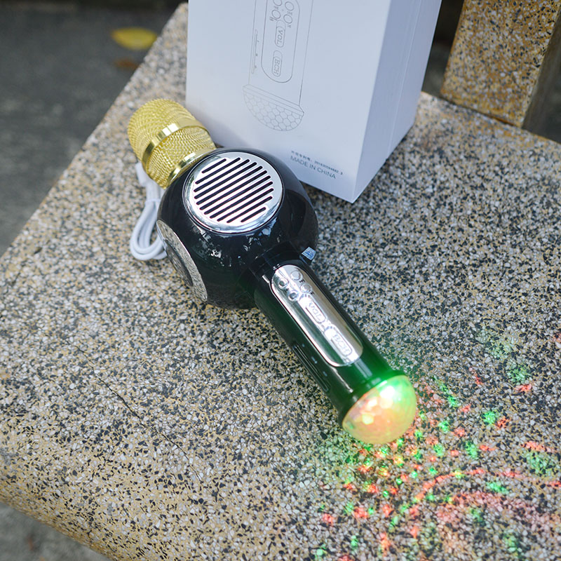 Micro Bluetooth Karaoke M8 - Tích hợp đèn Led Vũ Trường