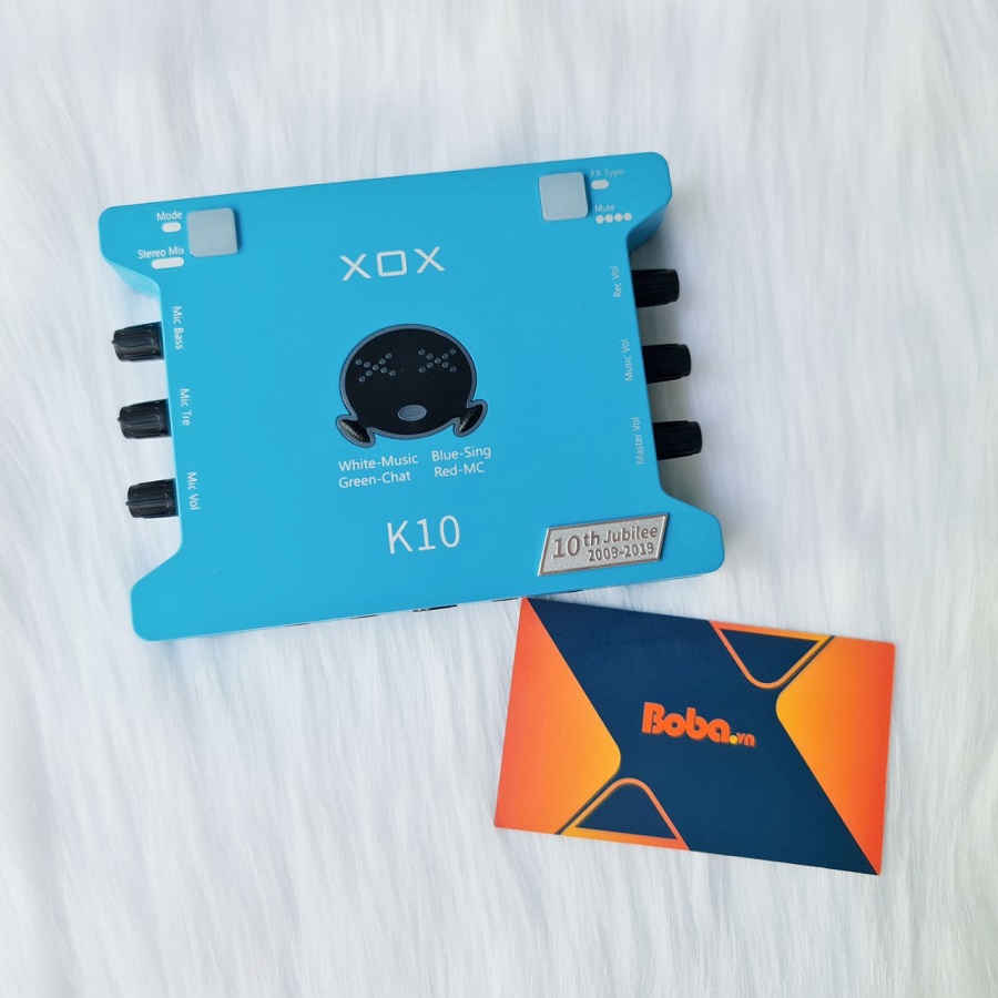 Sound Card âm thanh giá rẻ  XOX K10 - Phiên bản quốc tế Version English