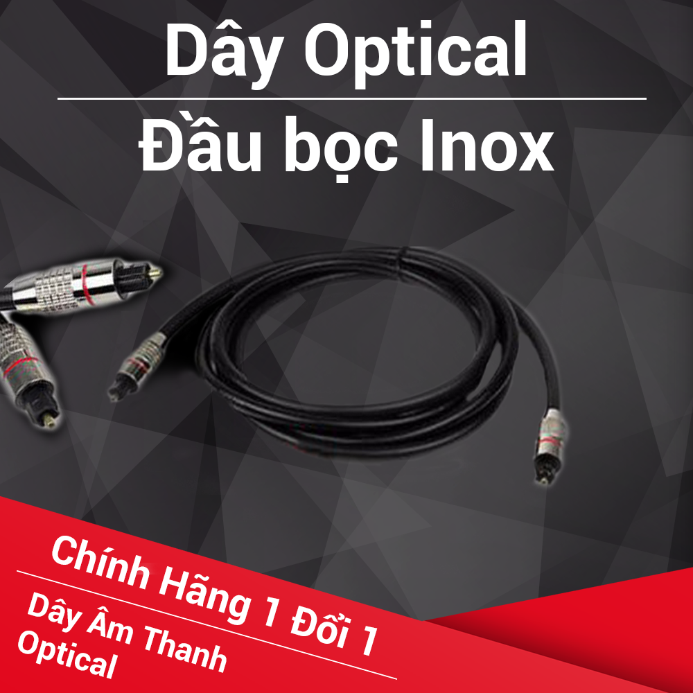 Dây quang Optical ( Inox ) - chống nhiễu cực kỳ tốt