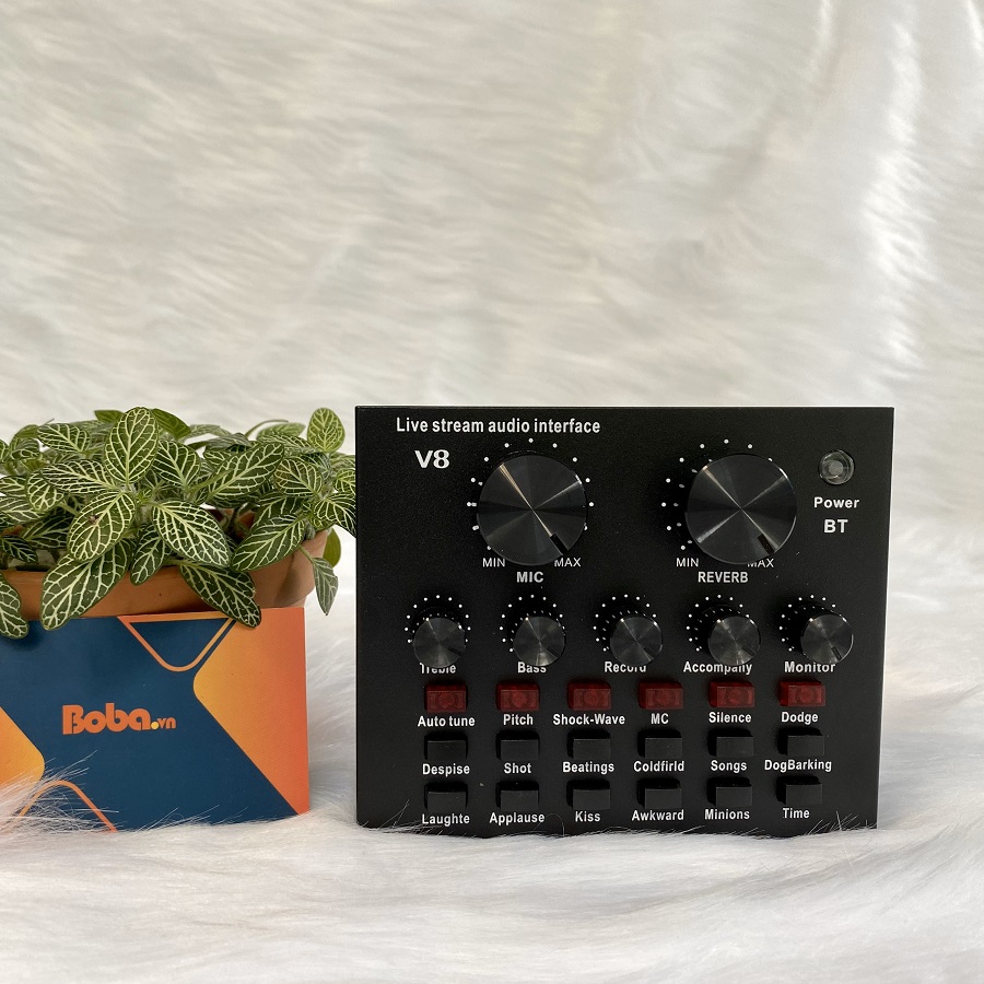 sound card thu âm V8 Autotune chính hãng