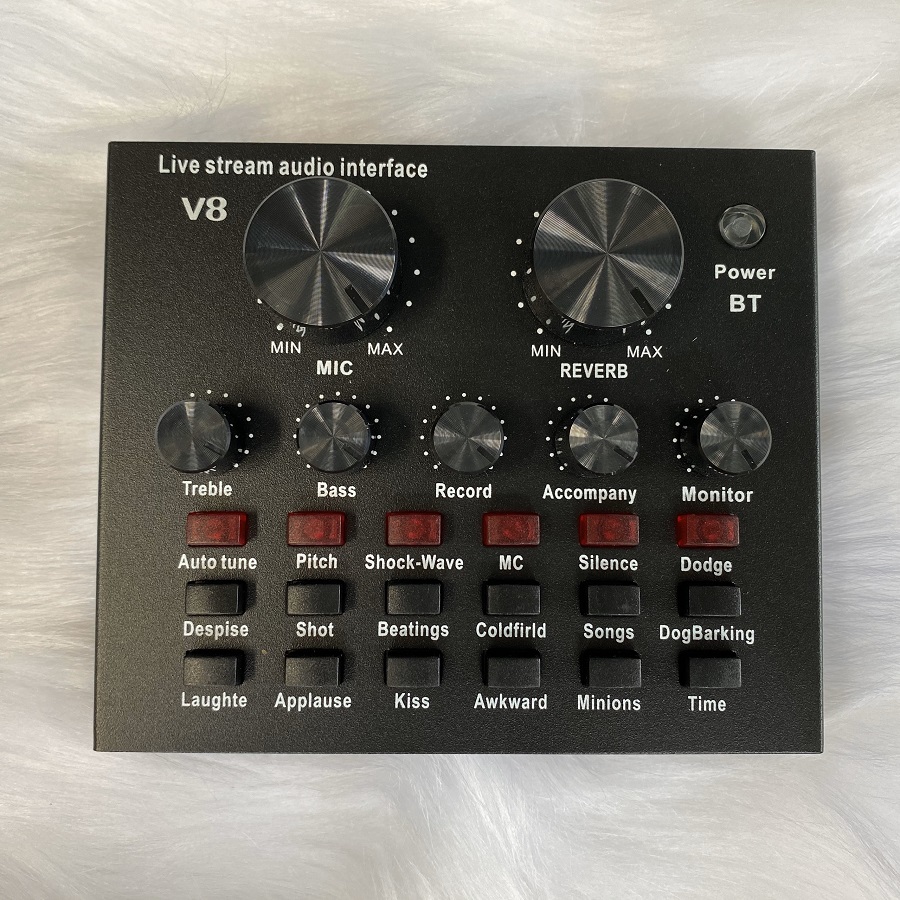 sound card thu âm V8 Autotune chính hãng