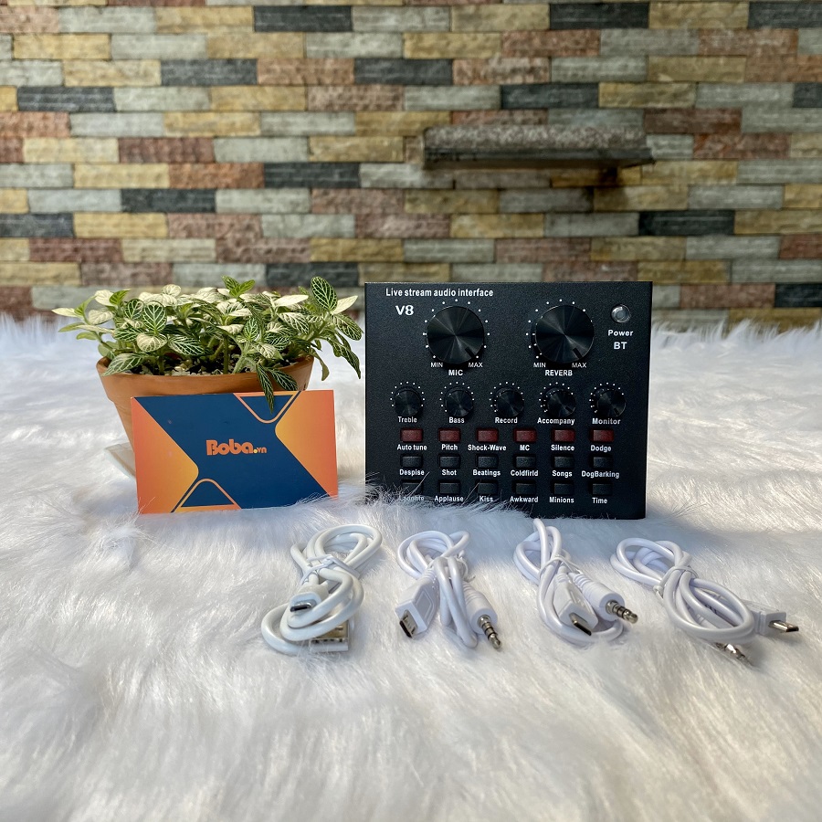 sound card thu âm V8 Autotune chính hãng