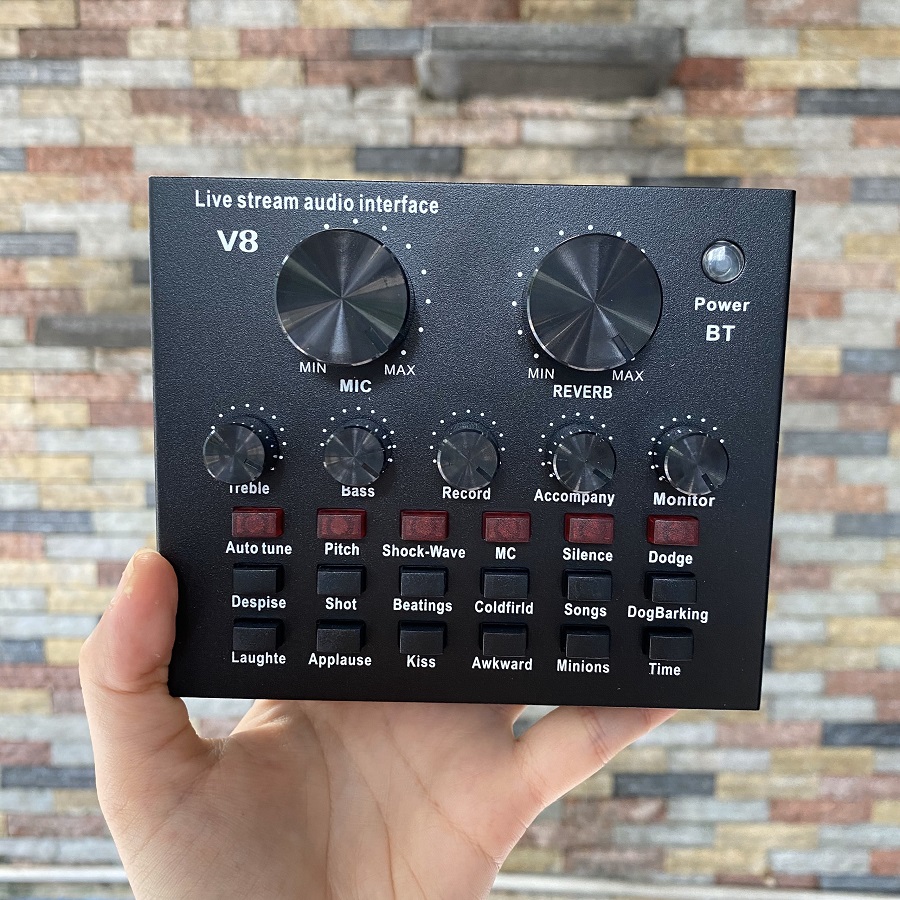 sound card thu âm V8 Autotune chính hãng