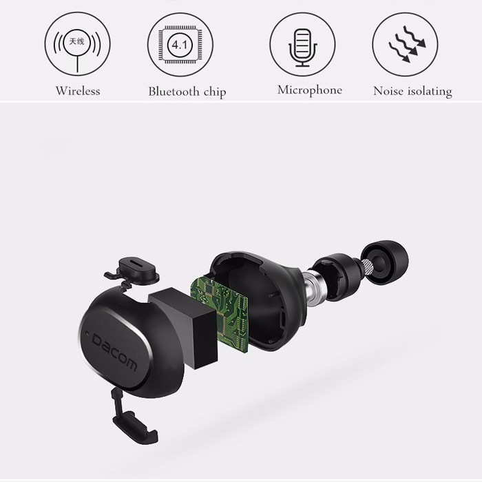 Tai nghe bluetooth Dacom K28 siêu nhỏ