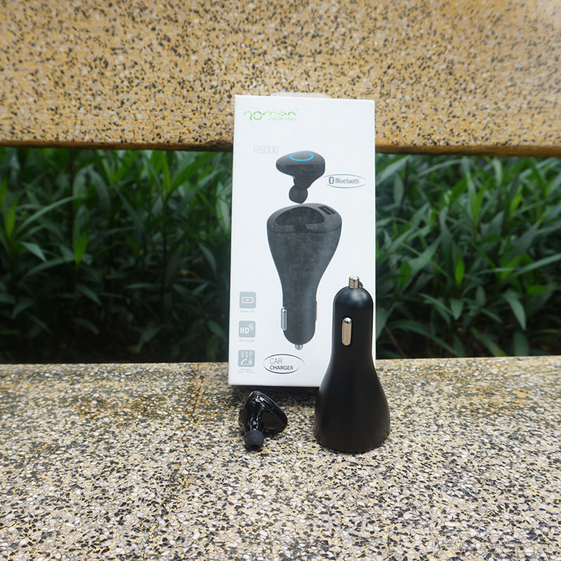 Tai nghe bluetooth trên ôtô cao cấp Roman R6000 chính hãng