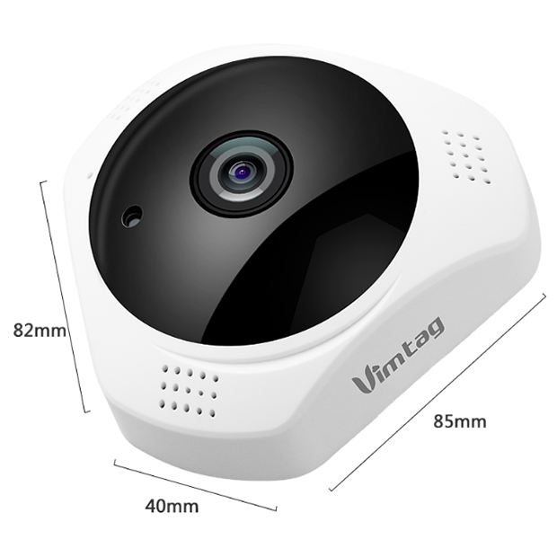 Camera IP 360 Panorama Vimtag F1 - Thả trần theo dõi bán kính lớn