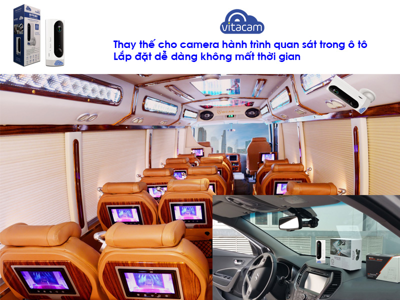 Camera IP Wifi Vitacam BA1080 Full HD1080 tích hợp pin 3000Mah -130 Độ tặng kèm thẻ 32GB