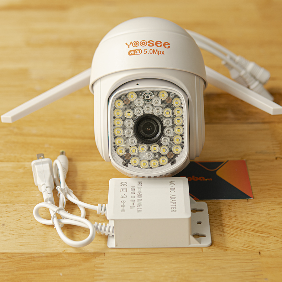 camera yoosee ngoài trời có 36 đèn hồng ngoại