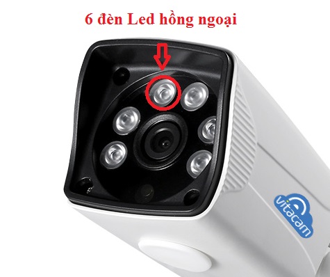 Camera IP ngoài trời Vitacam VB720 - 1.3MP