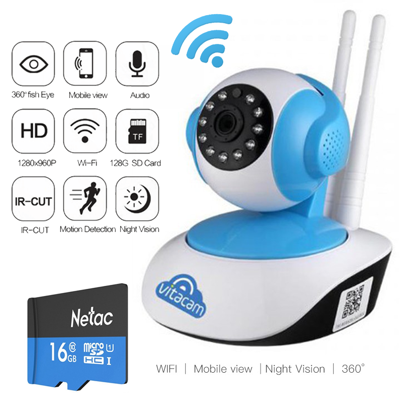 Camera IP Vitacam  VT1080 chính hãng - Độ phân giải 2MP