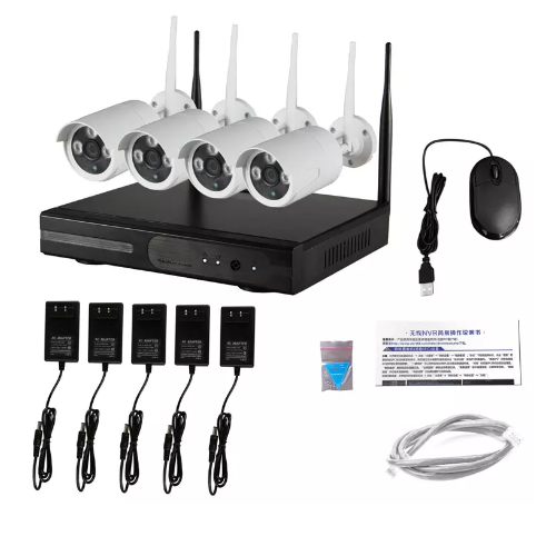 Bộ Camera không dây NVR 4 camera HD 960 1.3mpx