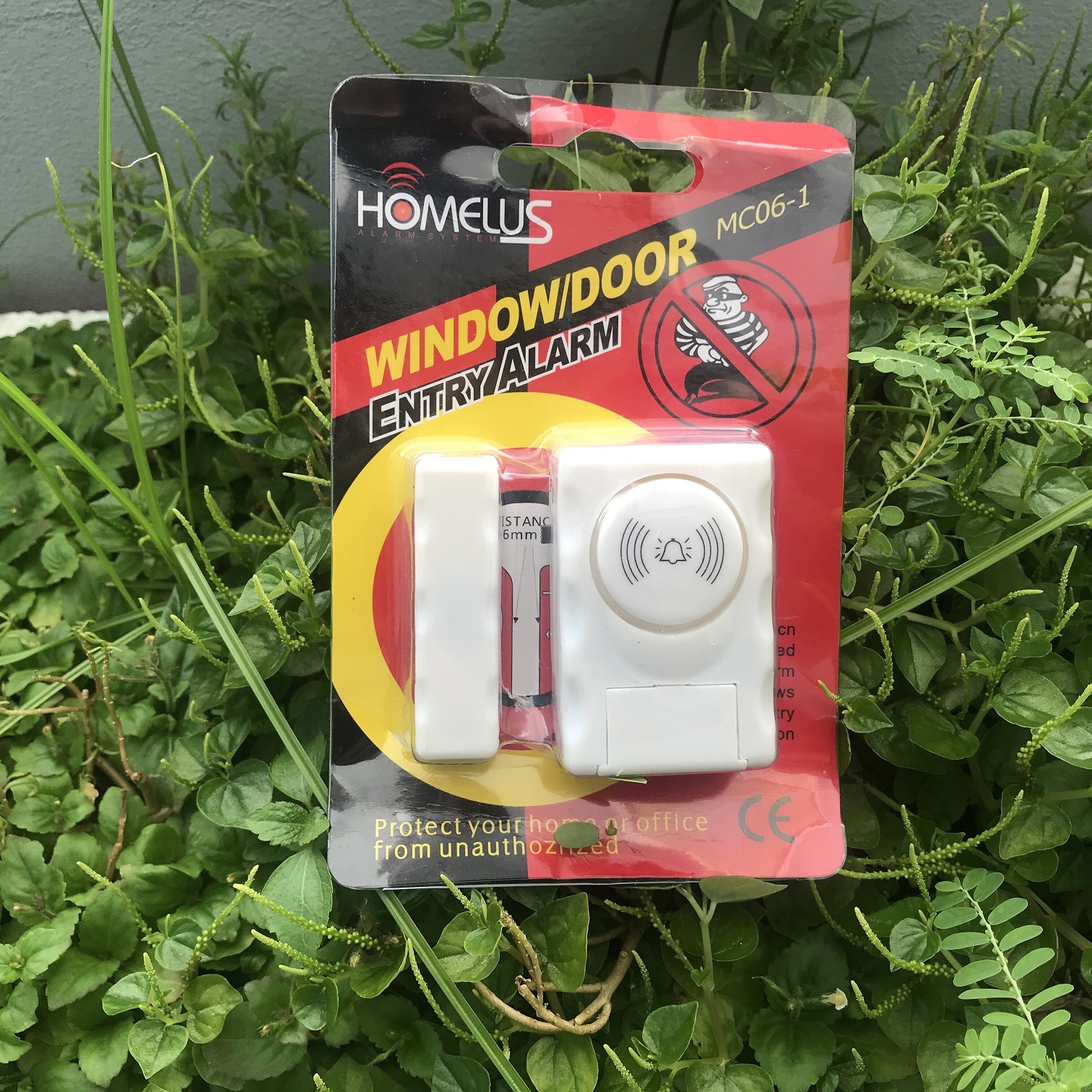 Bộ chuông báo động chống trộm tách cửa HOMELUS MC06 - Không dây