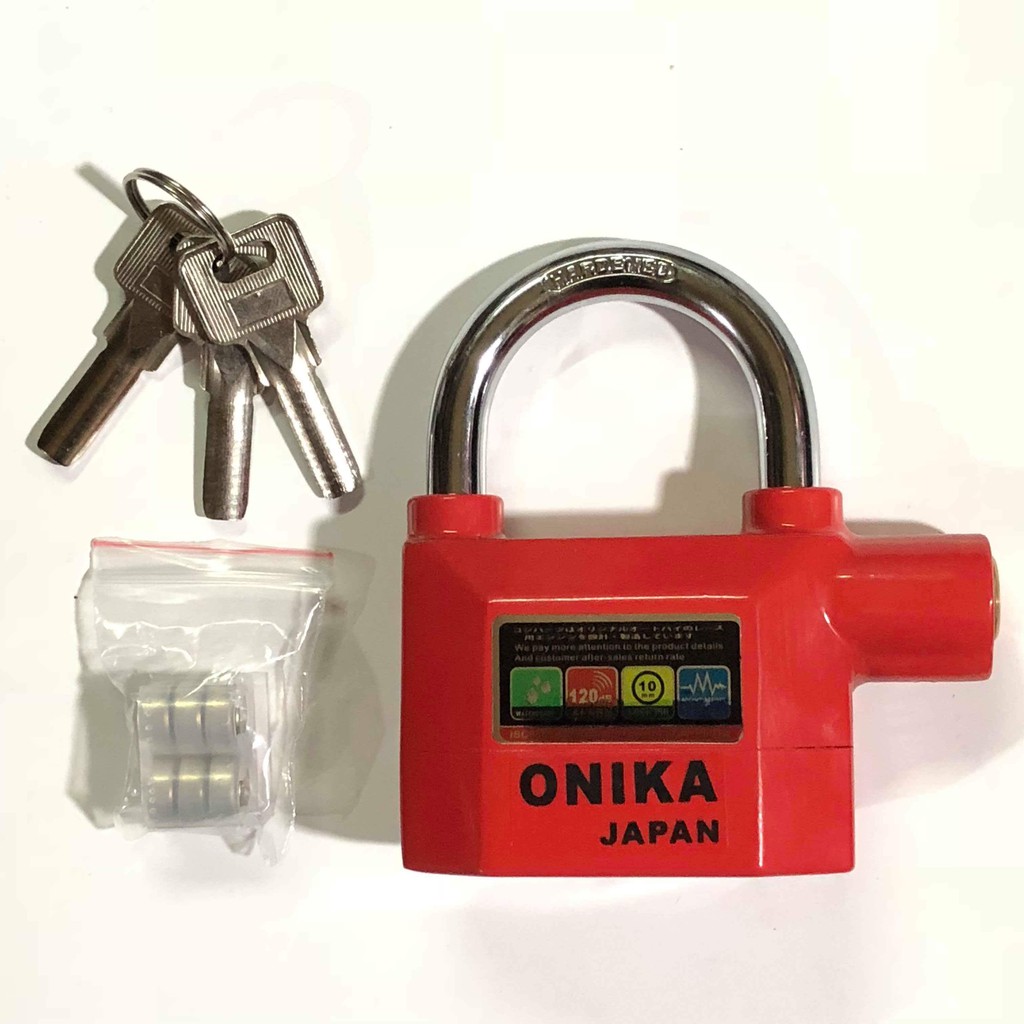 Ổ khóa báo động Onika chính hãng - Chống cắt 70mm