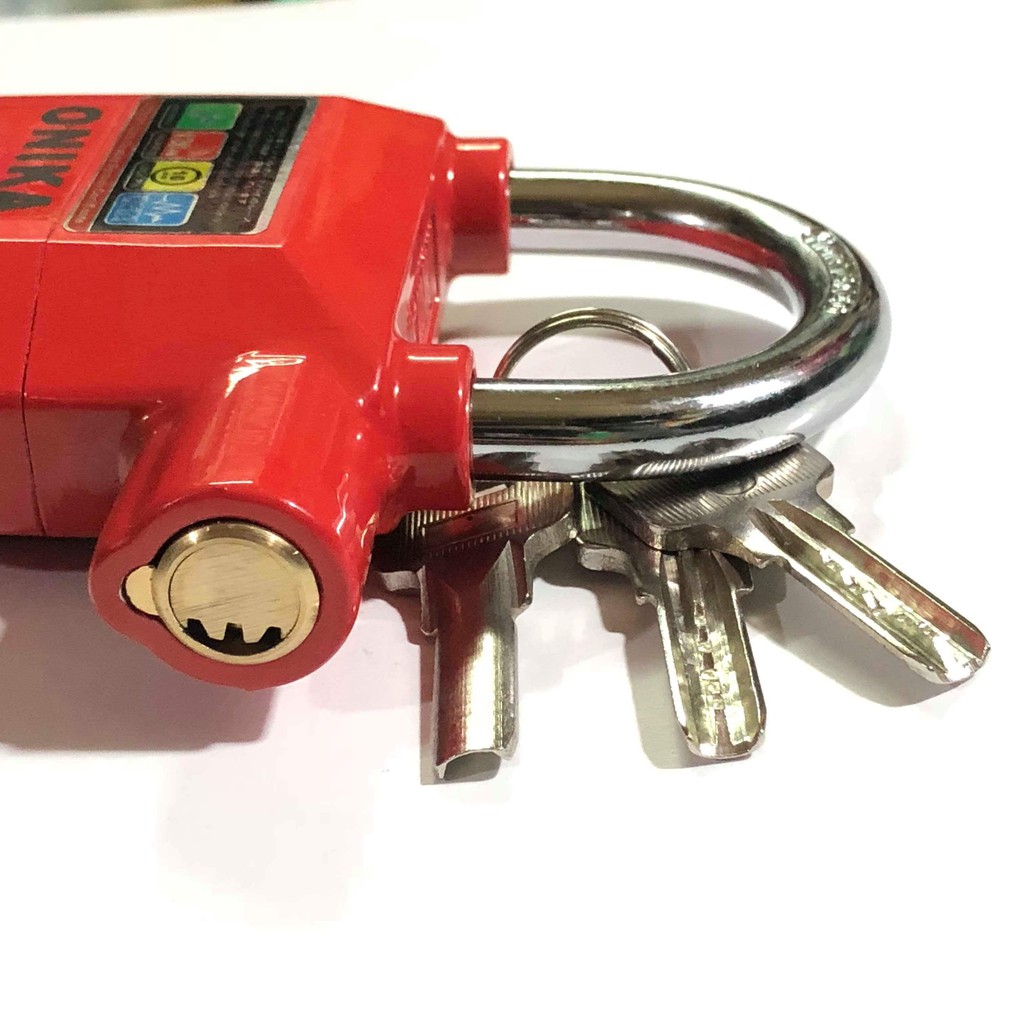 Ổ khóa báo động Onika chính hãng - Chống cắt 70mm