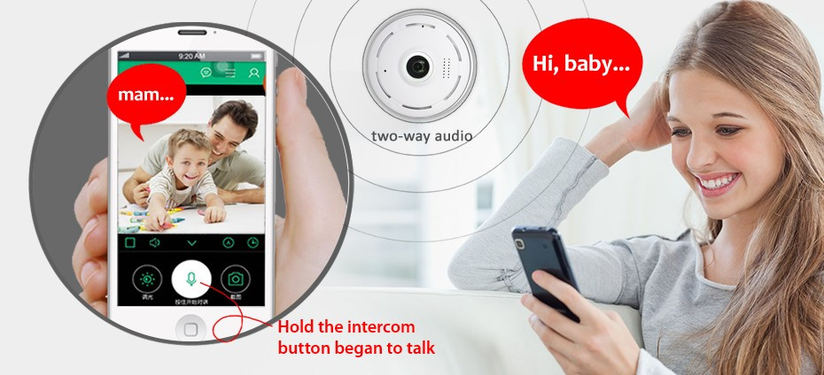 Camera 360 IP Panoramic - Hỗ trợ độ phân giải HDi 960p