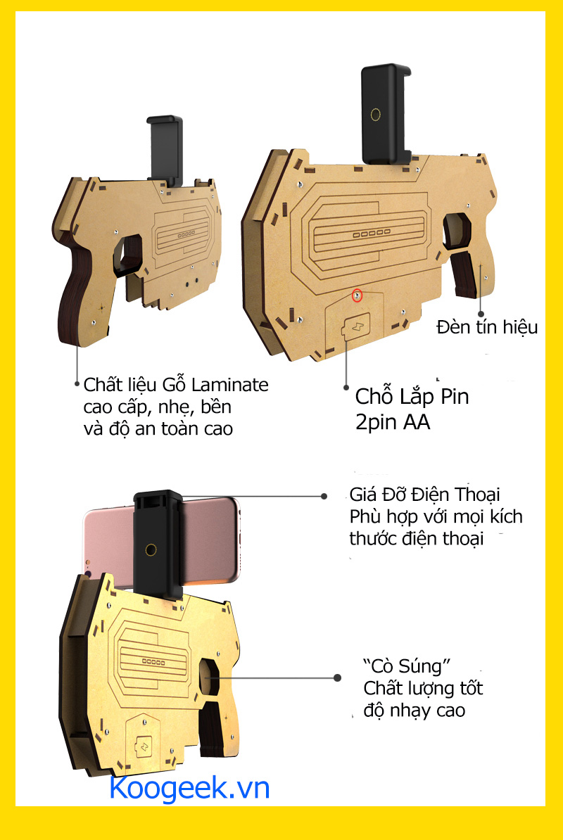 Argun Bluetooth - Súng Thực Tế Ảo