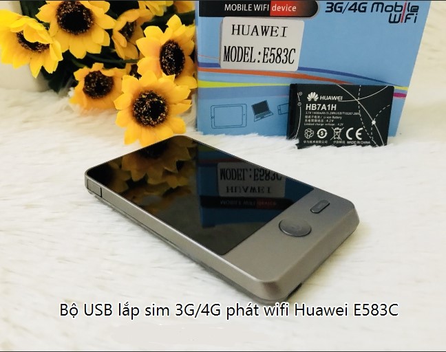 Router wifi 4G Huawei E583c
