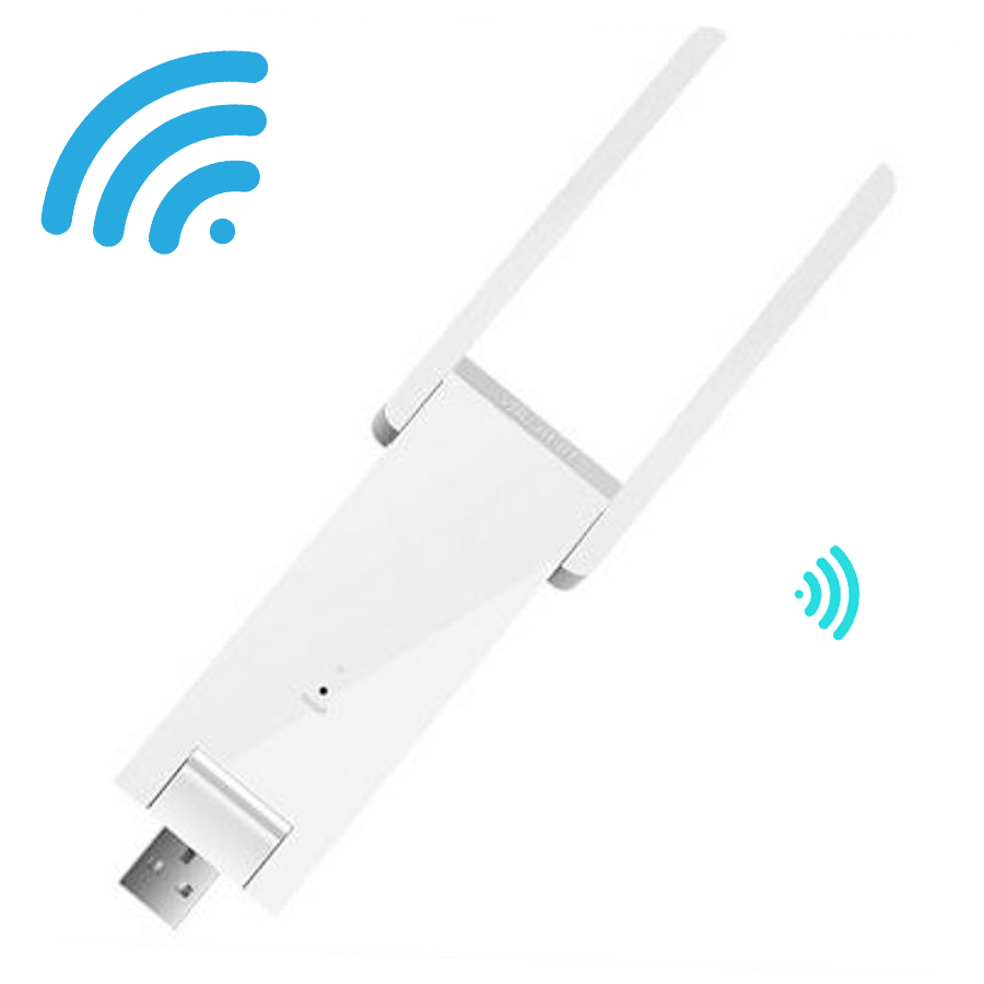 Bộ kích sóng Wifi Mercury 2 râu chinh hãng - Cổng USB sử dụng điện 5V