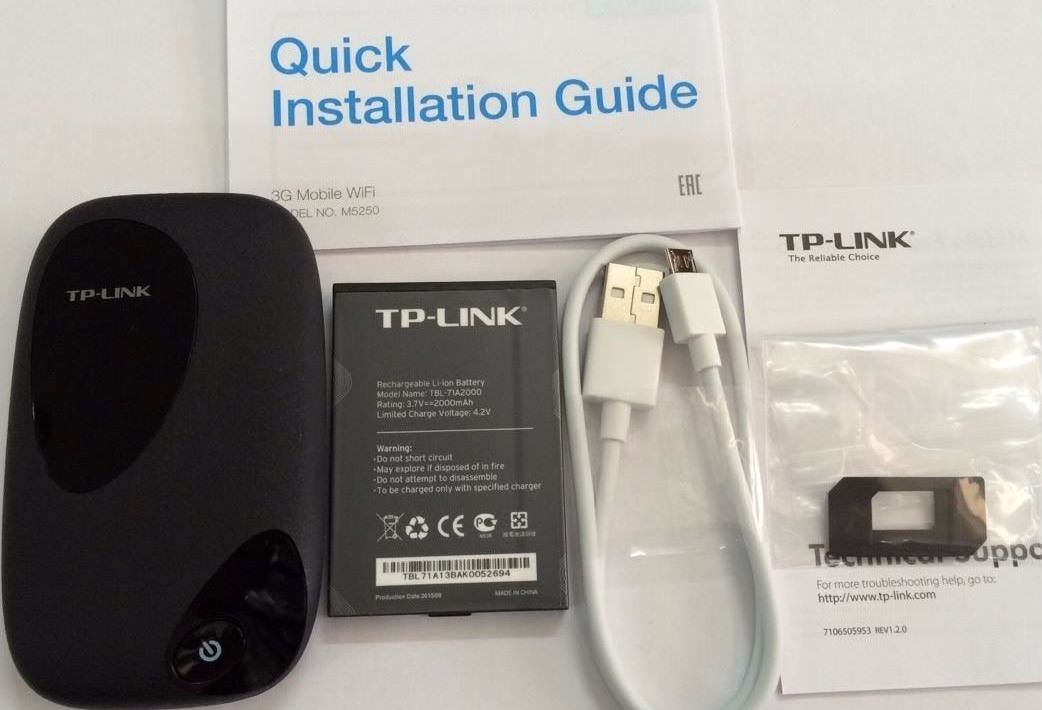 Bộ Phát Wifi 3G TPLINK - M5250
